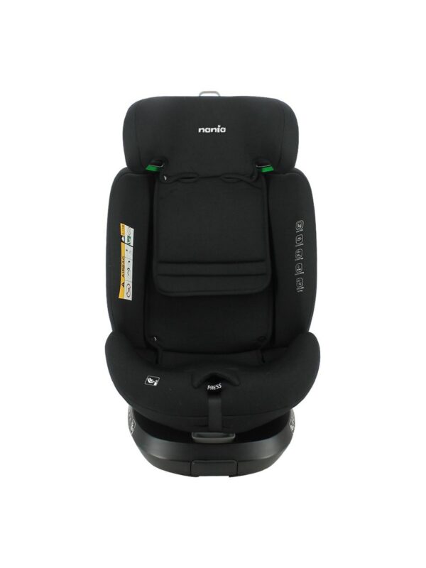 Nania Spirit 360 Spin Car Seat 40-150cm R129 - Front View