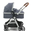 Babylo Panorama XT 2 in 1 travel system - Ocean Blue Closed Side View