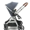 Babylo Panorama XT 2 in 1 travel system - Ocean Blue Open Side View