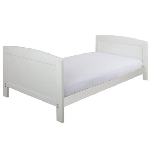 East Coast Hudson Cot Bed - White Medium