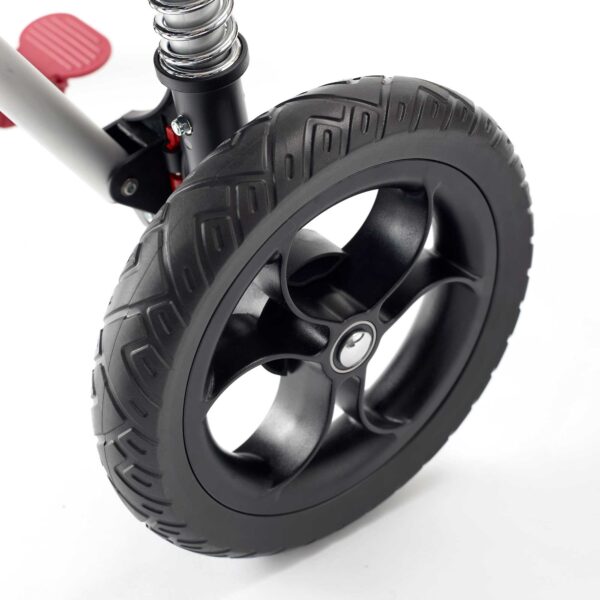 Out n About Nipper v5 - Forest Black - Close Up Wheel Detail