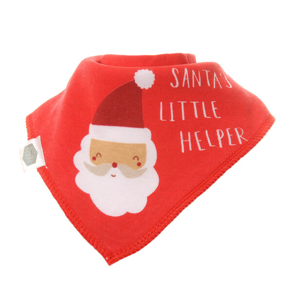 Ziggle 4 pk bib -  Christmas Reds - Image 3